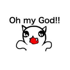 Everyday of cute cat. sticker #5685274