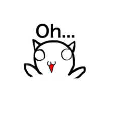 Everyday of cute cat. sticker #5685275