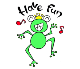 English speaking Froggie 1 sticker #5685449