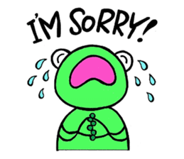 English speaking Froggie 1 sticker #5685457