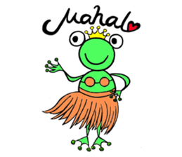 English speaking Froggie 1 sticker #5685464