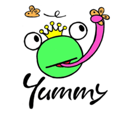 English speaking Froggie 1 sticker #5685473