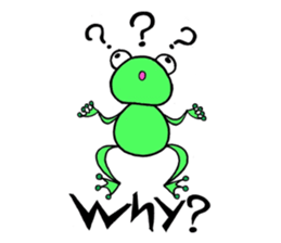 English speaking Froggie 1 sticker #5685475