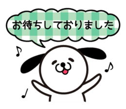 Puppy and balloon sticker #5685685