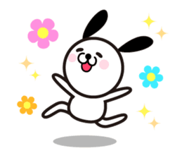 Puppy and balloon sticker #5685693