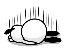 Puppy and balloon sticker #5685714