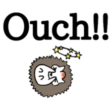 Harilyn Hedgehog. English Version. sticker #5685916