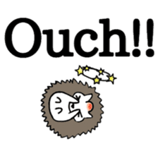 Harilyn Hedgehog. English Version. sticker #5685916