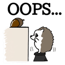 Harilyn Hedgehog. English Version. sticker #5685919