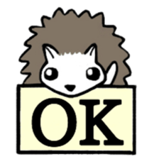 Harilyn Hedgehog. English Version. sticker #5685925