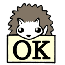 Harilyn Hedgehog. English Version. sticker #5685925