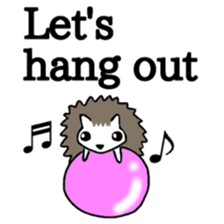 Harilyn Hedgehog. English Version. sticker #5685949