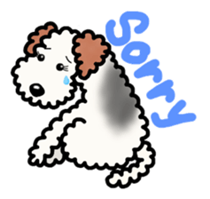 SHUKO, the wire fox terrier sticker #5686571