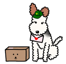 SHUKO, the wire fox terrier sticker #5686576