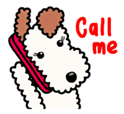 SHUKO, the wire fox terrier sticker #5686577