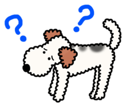 SHUKO, the wire fox terrier sticker #5686581