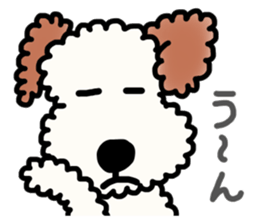 SHUKO, the wire fox terrier sticker #5686583