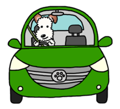 SHUKO, the wire fox terrier sticker #5686584