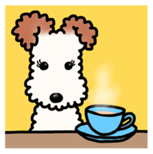 SHUKO, the wire fox terrier sticker #5686588