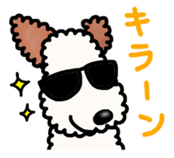 SHUKO, the wire fox terrier sticker #5686593