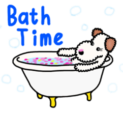 SHUKO, the wire fox terrier sticker #5686595