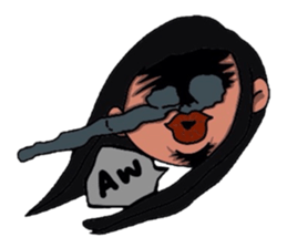 The lovelorn girl xP sticker #5686638