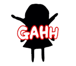 The lovelorn girl xP sticker #5686645