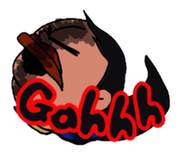 The lovelorn girl xP sticker #5686646