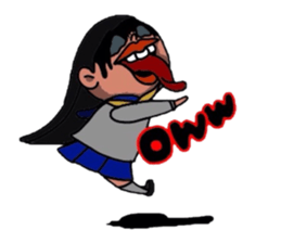 The lovelorn girl xP sticker #5686661