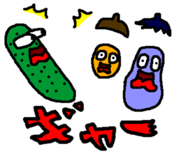 vegetables size enthusiast sticker #5687228