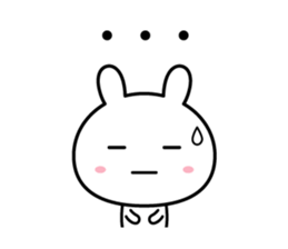 Rabbit of the honorific sticker #5687395