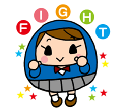 ~ students cheer ~Dharma-chan sticker #5687480