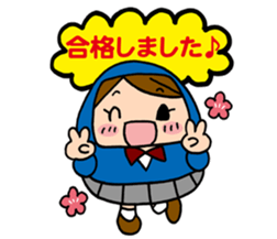 ~ students cheer ~Dharma-chan sticker #5687510