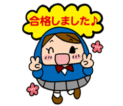 ~ students cheer ~Dharma-chan sticker #5687510