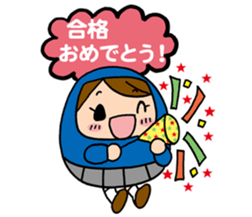~ students cheer ~Dharma-chan sticker #5687512
