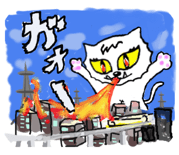 Dark Side cat sticker #5687617