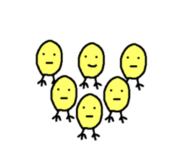 Chick loose animal stickers sticker #5688635