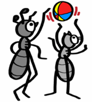 Ants! <summer vacation and fall> sticker #5689923