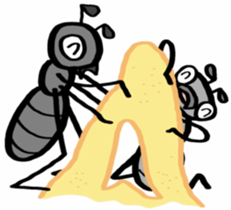 Ants! <summer vacation and fall> sticker #5689924