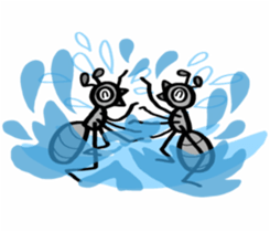 Ants! <summer vacation and fall> sticker #5689928