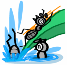 Ants! <summer vacation and fall> sticker #5689933