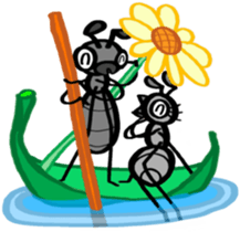 Ants! <summer vacation and fall> sticker #5689937