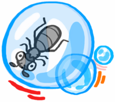 Ants! <summer vacation and fall> sticker #5689938