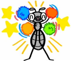 Ants! <summer vacation and fall> sticker #5689948