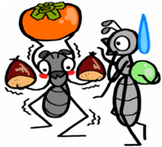 Ants! <summer vacation and fall> sticker #5689959
