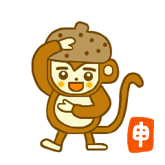 Acorn monkey for autumn and winter