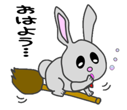 Witches of rabbit sticker #5690724