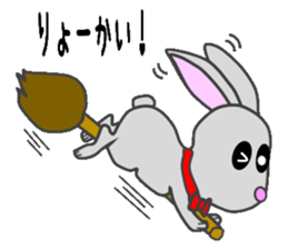 Witches of rabbit sticker #5690731