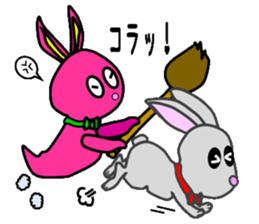 Witches of rabbit sticker #5690749