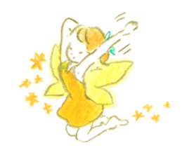 a colored pencil! fairy tale sticker #5690763